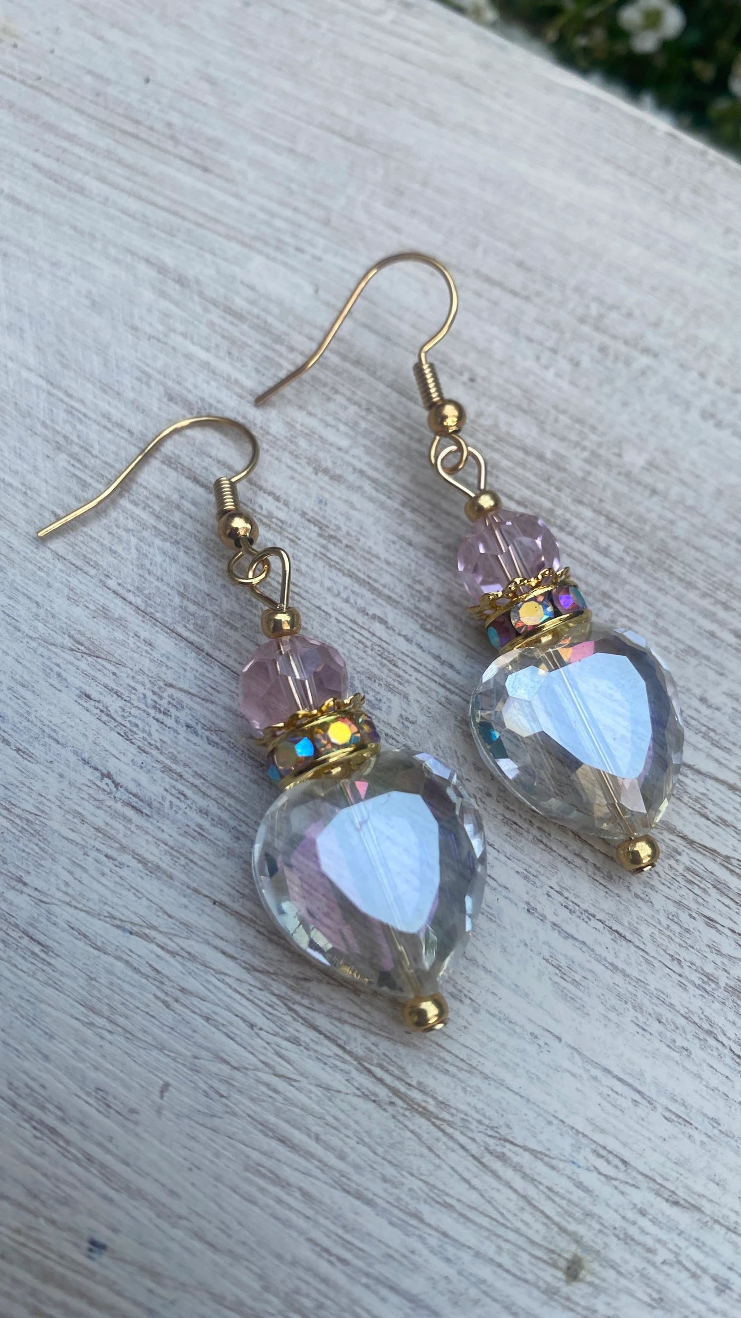 Heart beaded Earrings