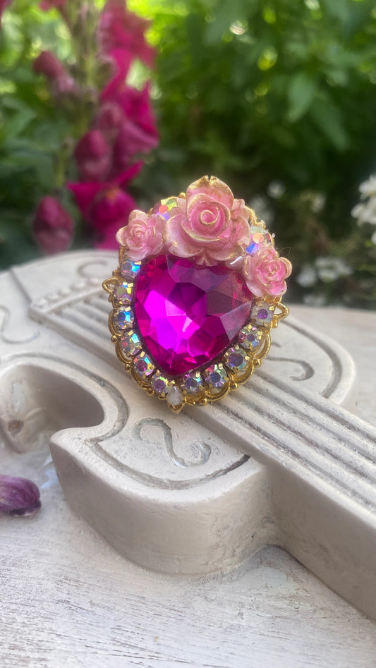 Pink Heart Ring
