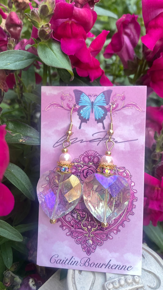 Heart beaded Earrings