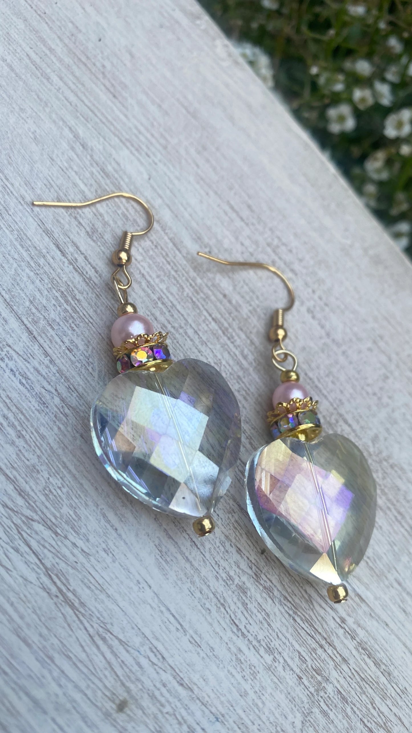 Heart beaded Earrings